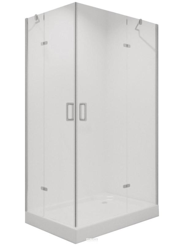 Душевое ограждение NG-6618-08, 120х90х190 см, без поддона, стекло прозрачное, 1 место
