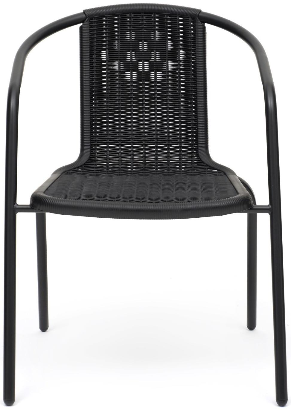 Стул садовый, 53х61х73 см, d трубки 24 х 0.8 мм, черный