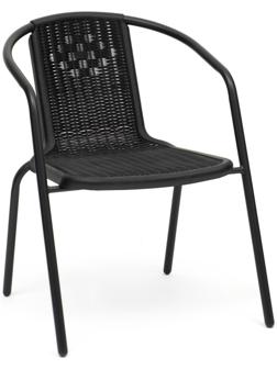 Стул садовый, 53х61х73 см, d трубки 24 х 0.8 мм, черный