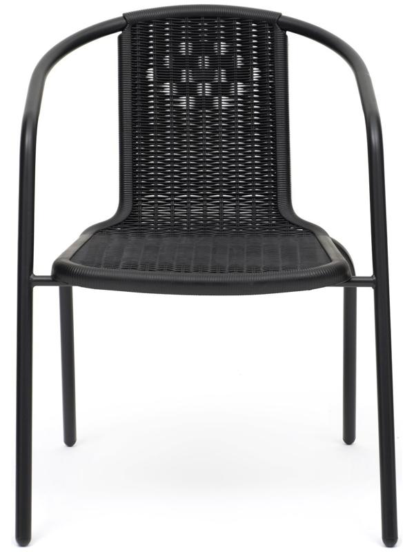 Стул садовый, 53х61х73 см, d трубки 24 х 0.8 мм, черный