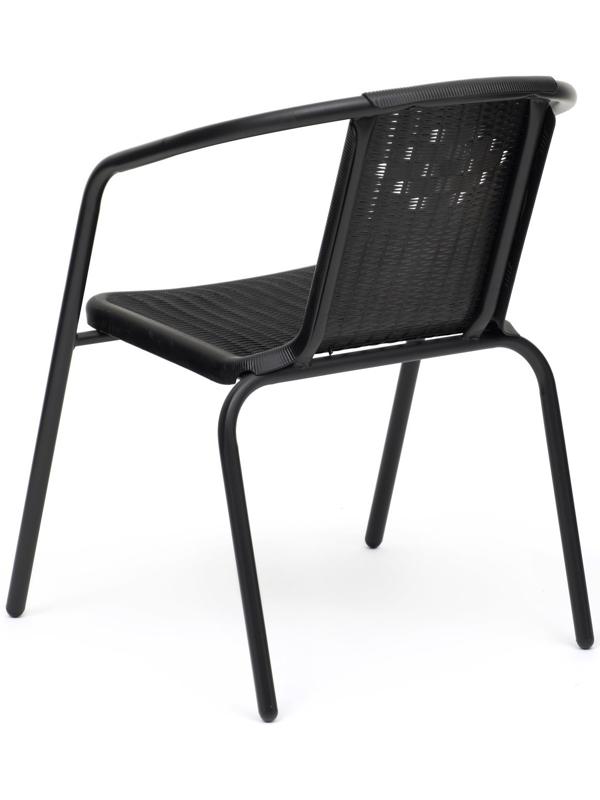 Стул садовый, 53х61х73 см, d трубки 24 х 0.8 мм, черный