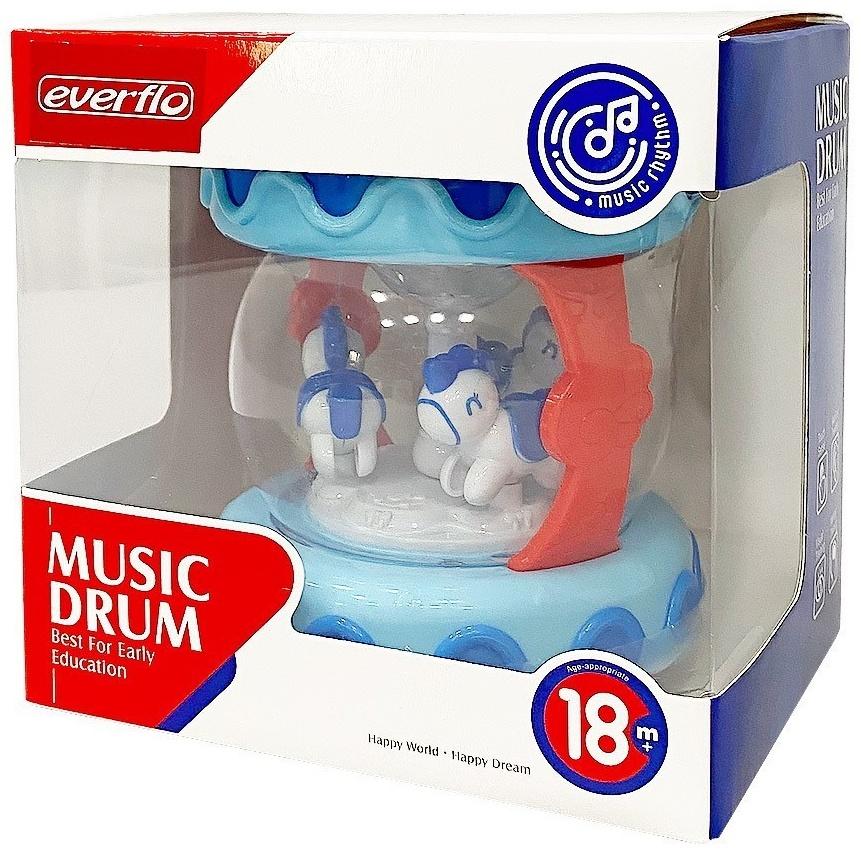 Музыкальный детский центр-барабан Everflo Jolly drummer