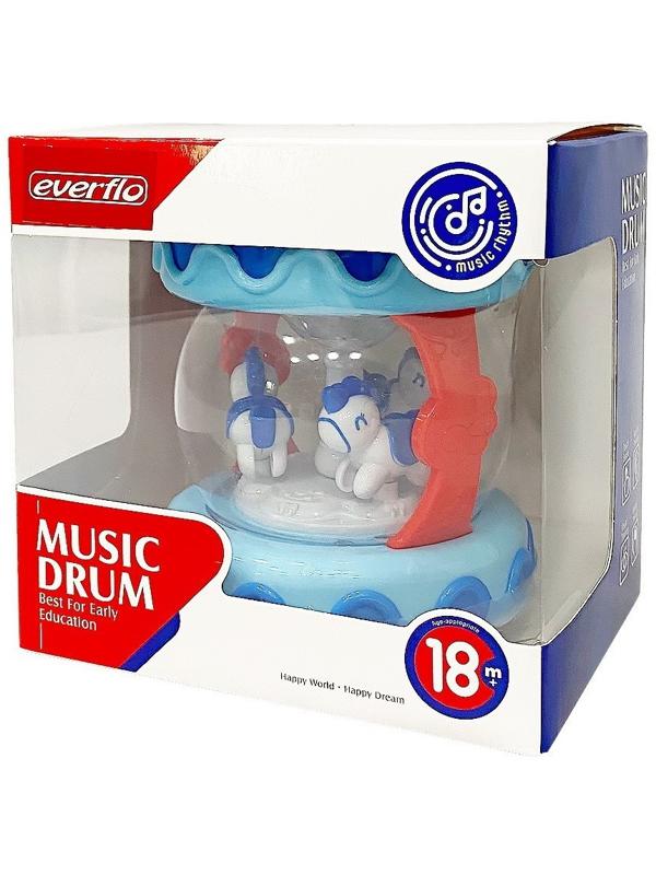 Музыкальный детский центр-барабан Everflo Jolly drummer