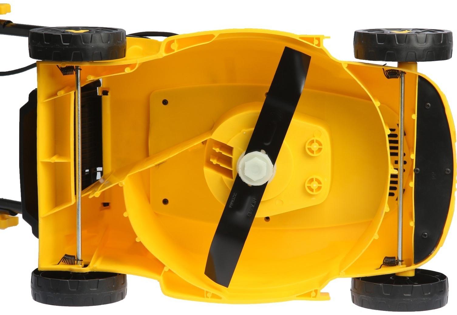 Газонокосилка электрическая Huter ELM-1300/33, 1300 Вт, ширина 33 см, высота 25-55 мм, 30 л