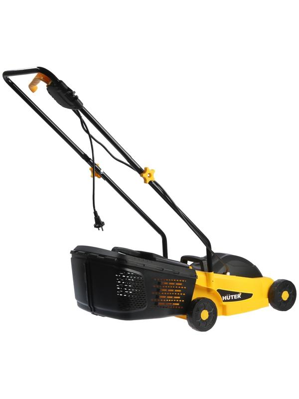 Газонокосилка электрическая Huter ELM-1300/33, 1300 Вт, ширина 33 см, высота 25-55 мм, 30 л
