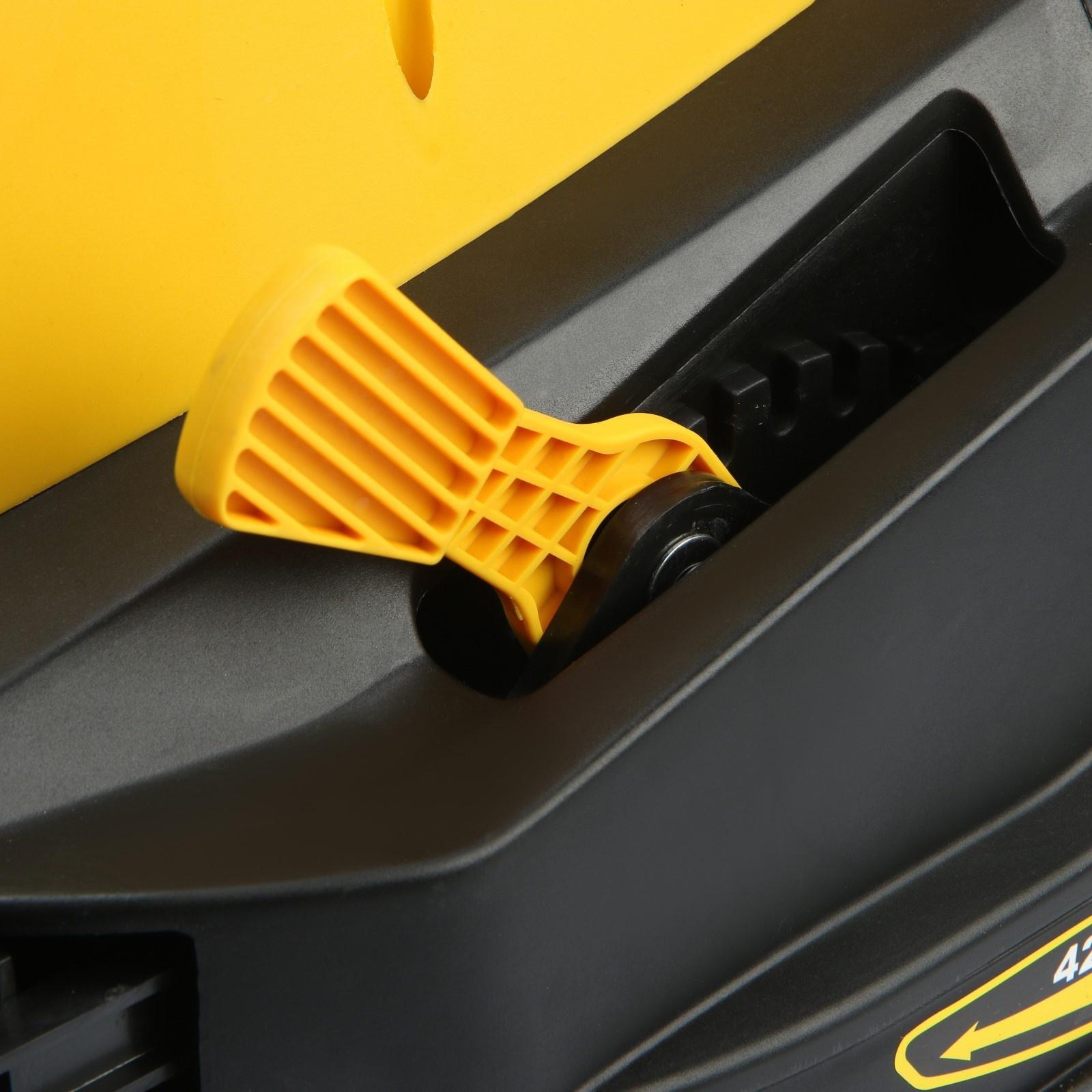 Газонокосилка электрическая Huter ELM-1800T, 1800 Вт, ширина 42 см, высота 28-55 мм, 45 л