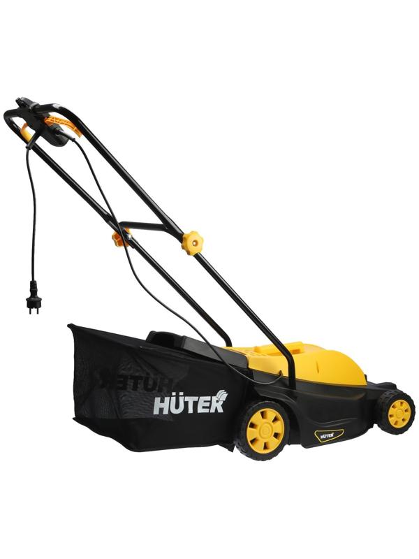 Газонокосилка электрическая Huter ELM-1800T, 1800 Вт, ширина 42 см, высота 28-55 мм, 45 л