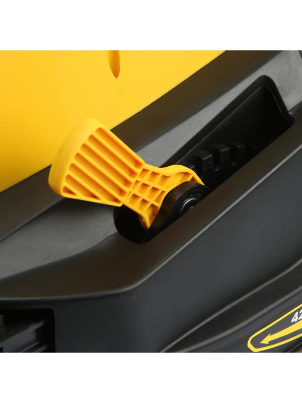 Газонокосилка электрическая Huter ELM-1800T, 1800 Вт, ширина 42 см, высота 28-55 мм, 45 л