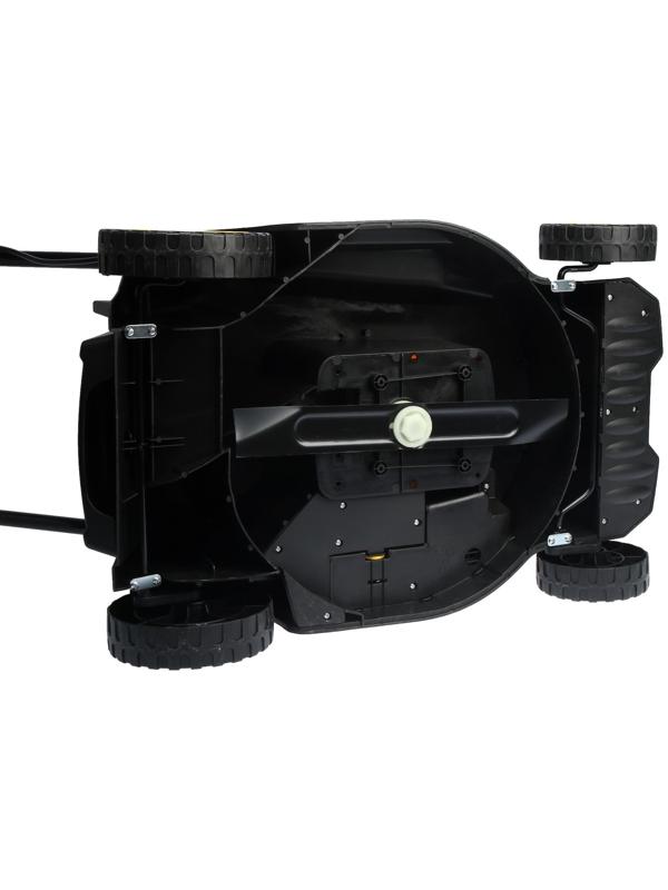 Газонокосилка электрическая Huter ELM-1800T, 1800 Вт, ширина 42 см, высота 28-55 мм, 45 л