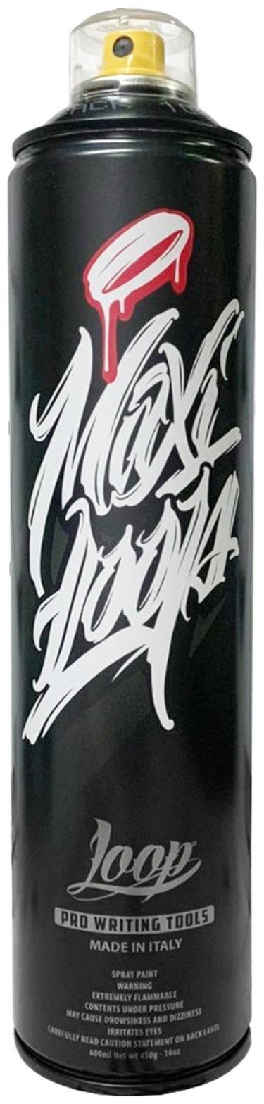 Краска аэрозольная LOOP LP-416 Чёрная 0,6л
