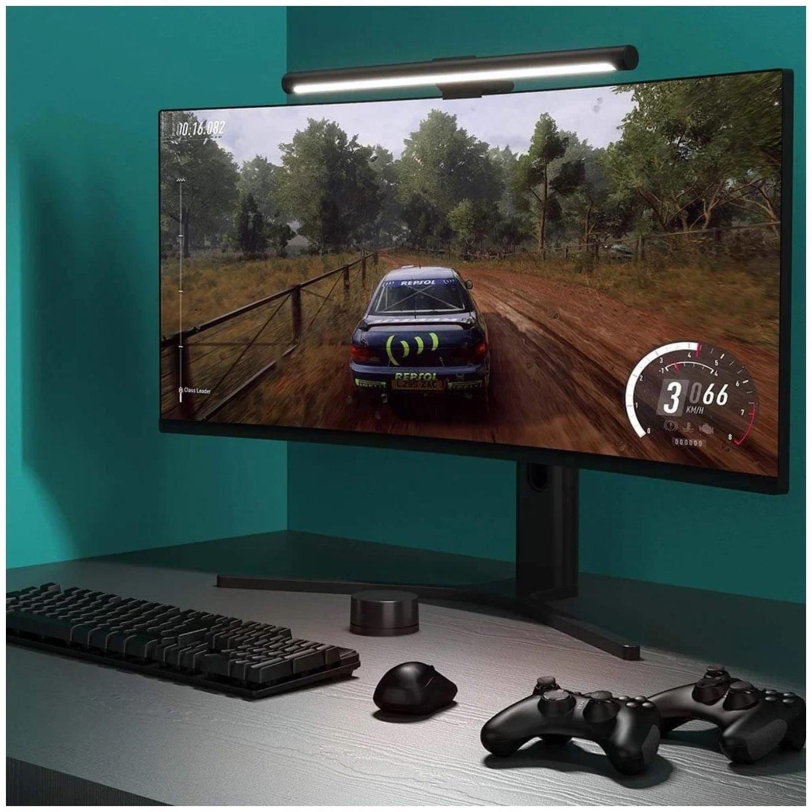 Умный светильник Xiaomi Mi Computer Monitor Light Bar (BHR4838GL), 5 Ватт, пульт ДУ, черный