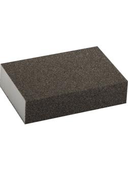 Губка шлифовальная ЗУБР 35611-080, 4-сторонняя, средняя жесткость, Р80, 100х68х26мм