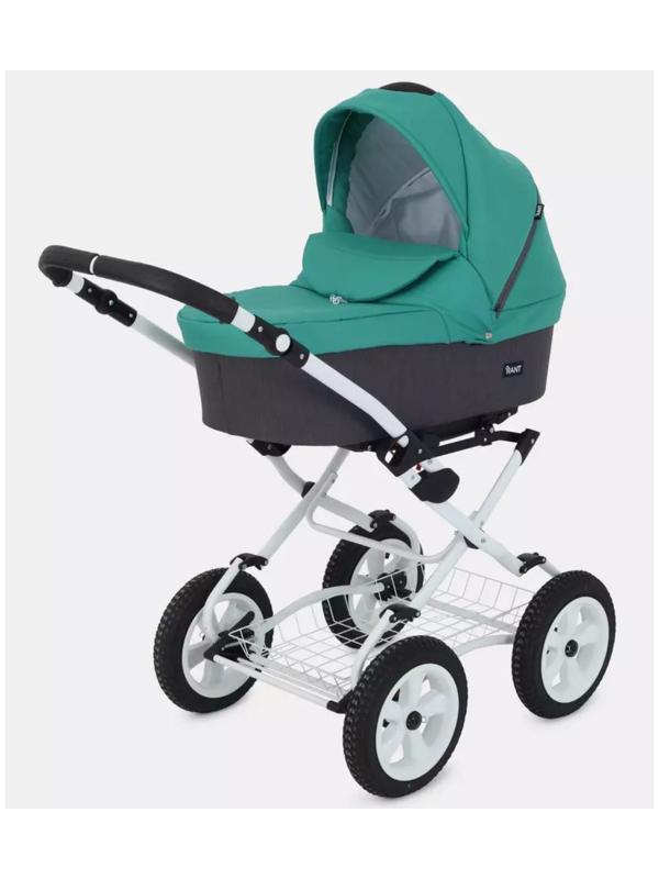 Коляска 2 в 1 Rant Dream Classic, цвет серый, темно, зелёный