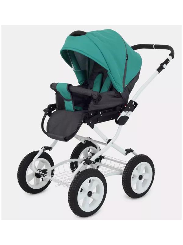 Коляска 2 в 1 Rant Dream Classic, цвет серый, темно, зелёный