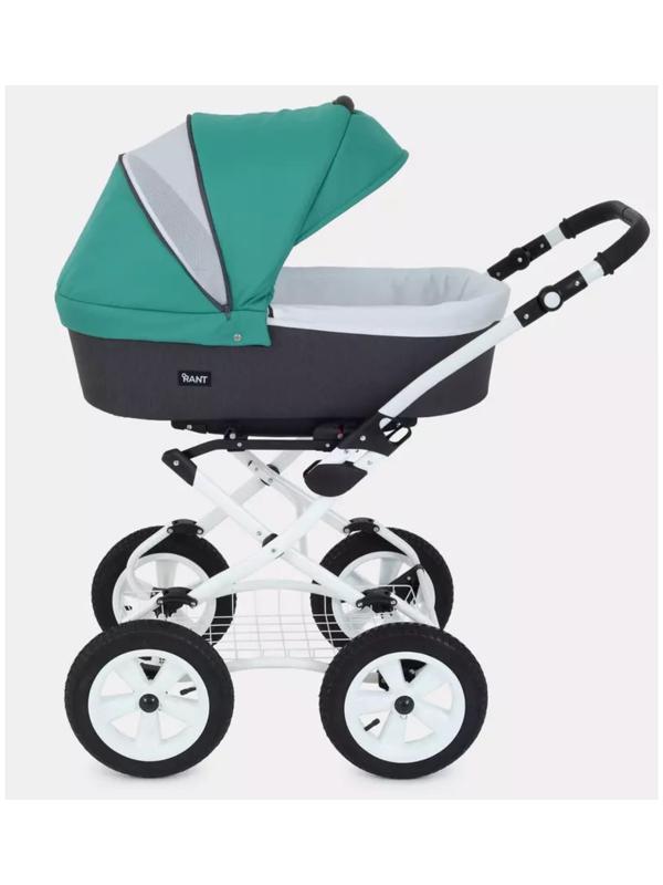 Коляска 2 в 1 Rant Dream Classic, цвет серый, темно, зелёный