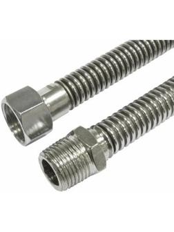 Подводка для газа сильфонная AQUALINK, внутренняя/наружная резьба 1/2