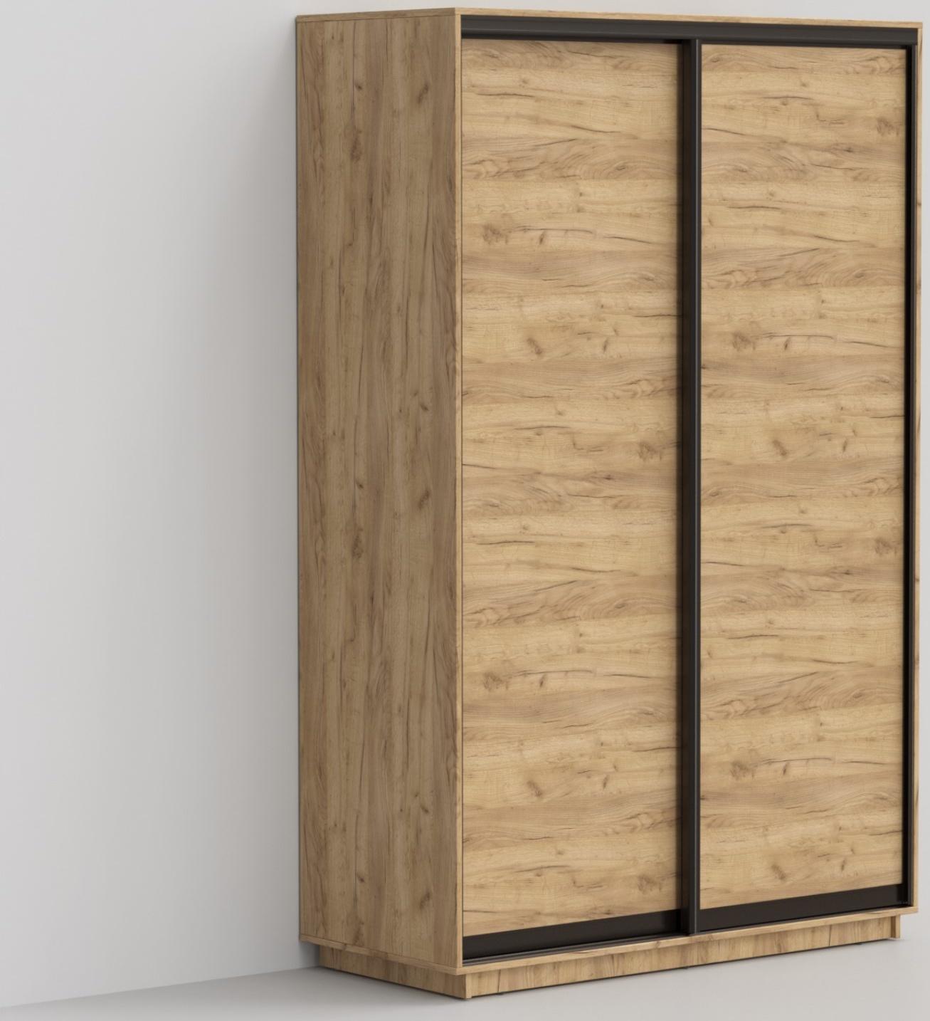 Шкаф-купе «Эко-Сим Д», 1000х600х2200 мм, ЛДСП, цвет дуб крафт