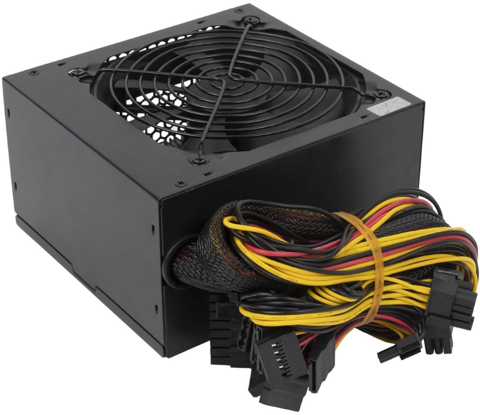 Блок питания Hiper ATX 450W HPC-450 (24+4+4pin) APFC 120mm fan 4xSATA