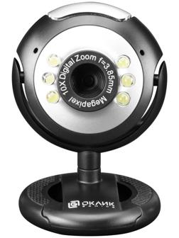 Камера Web Оклик OK-C8825 черный 0.3Mpix (640x480) USB2.0 с микрофоном