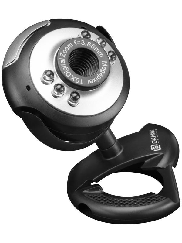 Камера Web Оклик OK-C8825 черный 0.3Mpix (640x480) USB2.0 с микрофоном