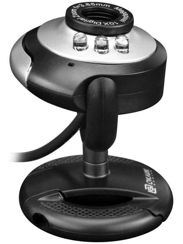 Камера Web Оклик OK-C8825 черный 0.3Mpix (640x480) USB2.0 с микрофоном
