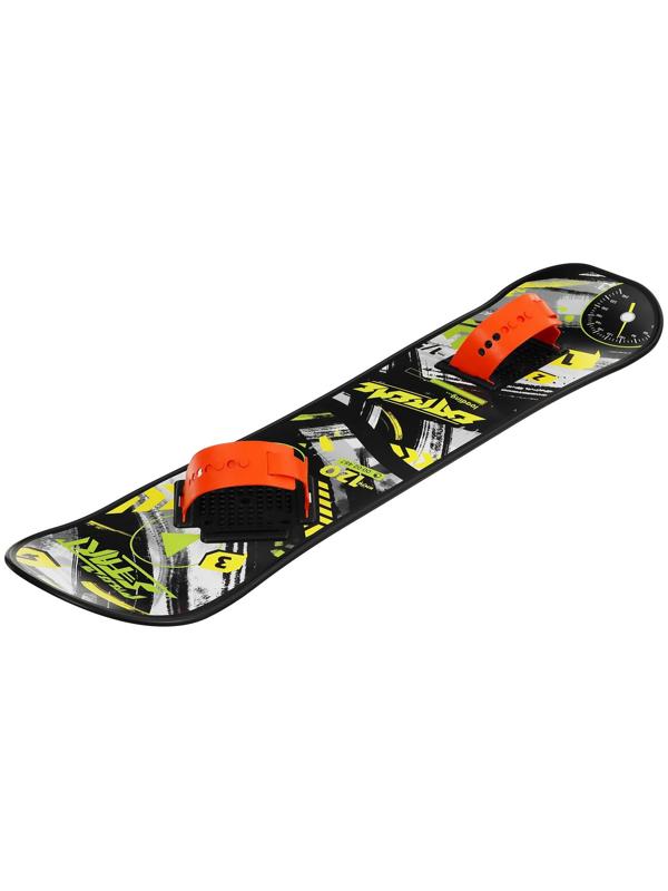 Сноуборд детский Snow Cat с облегчёнными креплениями, 95 см, цвет разноцветный