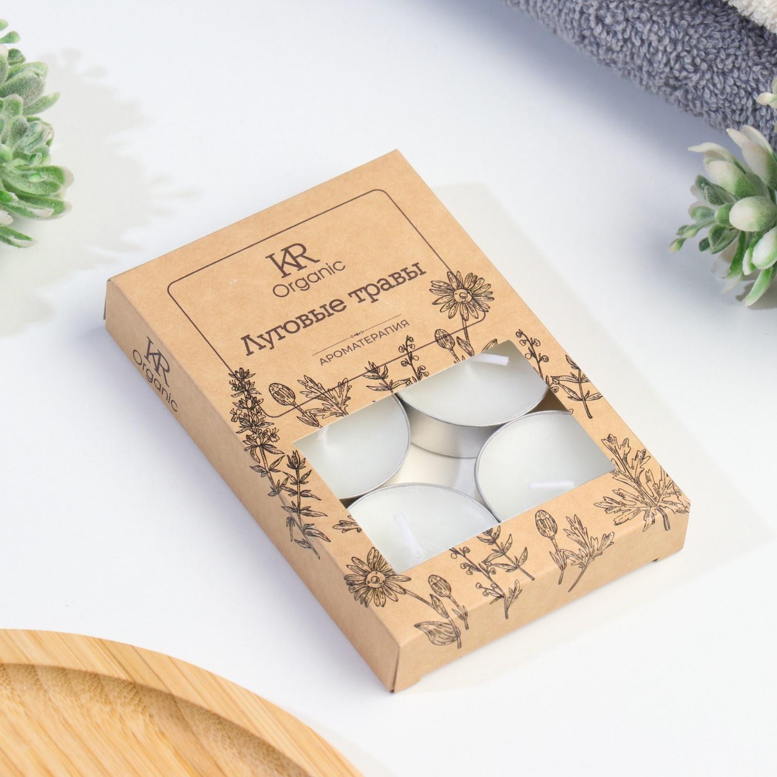 Свеча чайная ароматическая 6 шт.в под.коробке, 