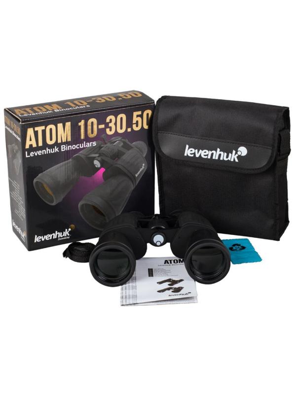 Бинокль Levenhuk Atom 10-30x50