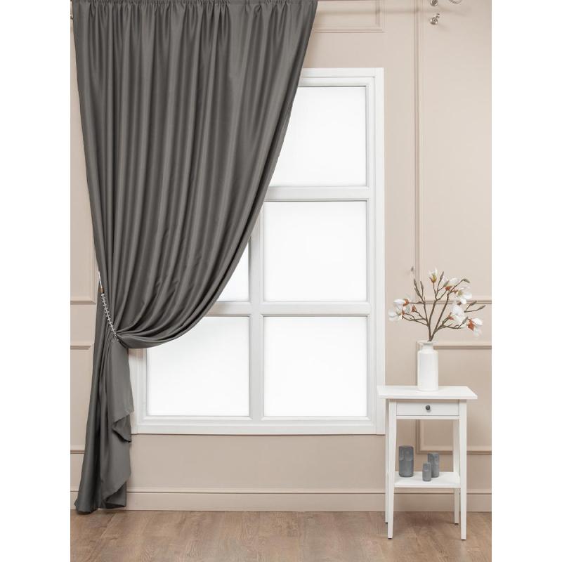 Штора Amore Mio Блэкаут однотонный  6668-22 2,0х2,7 1 Кофейный, 17963