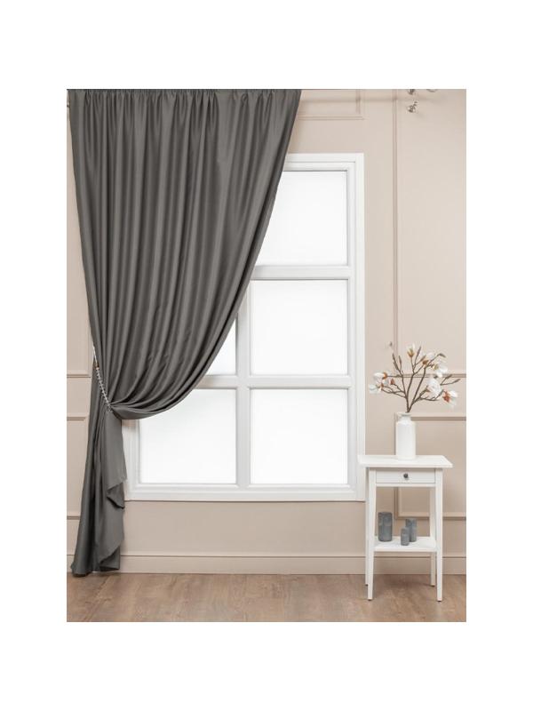 Штора Amore Mio Блэкаут однотонный  6668-22 2,0х2,7 1 Кофейный, 17963