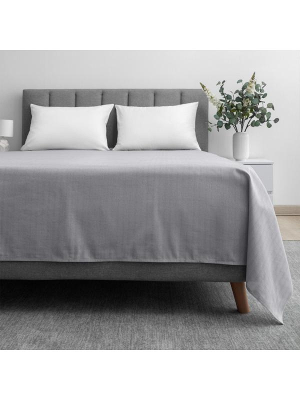 Пододеяльник 1,5сп 148х215 см, страйп-дизайн, 105г/м2, Gray Cloud 782070
