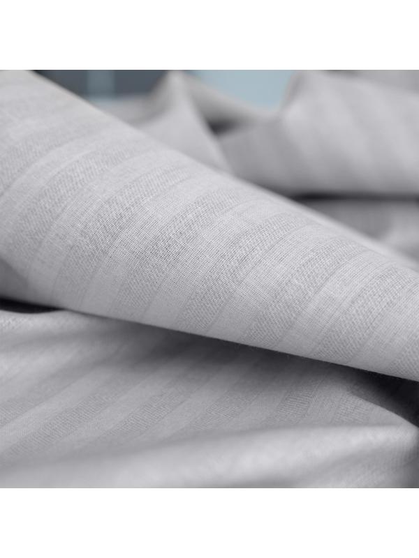 Пододеяльник 1,5сп 148х215 см, страйп-дизайн, 105г/м2, Gray Cloud 782070