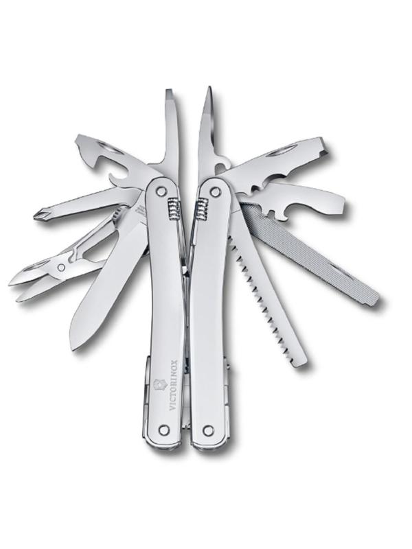 Мультитул VICTORINOX SwissTool Spirit MX,105мм,24фун,серебр,чехле 3.0224.MN