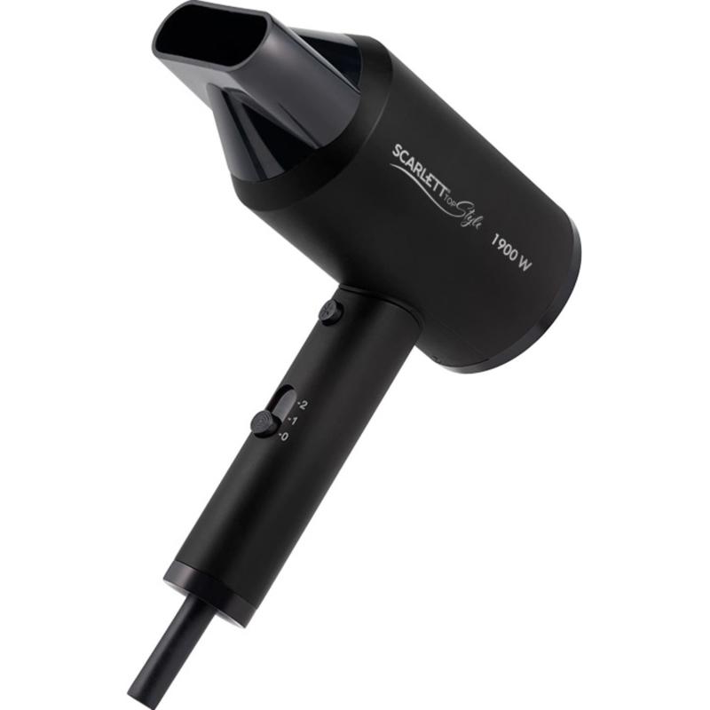 Фен SCARLETT SC-HD70I37, 1900Вт, черный