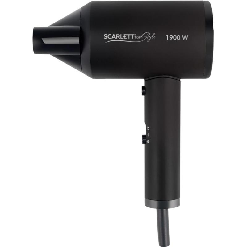 Фен SCARLETT SC-HD70I37, 1900Вт, черный