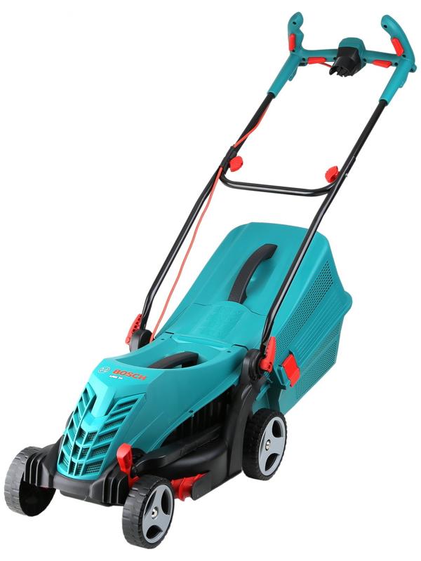 Газонокосилка Bosch Arm 34 (06008A6101), электр., 1300 Вт, ширина/высота 34 см/20-70 мм