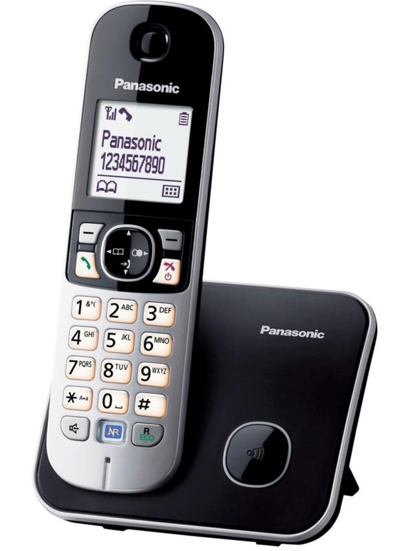 Радиотелефон Dect Panasonic KX-TG6811RUB чёрный, АОН