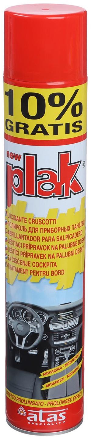 Полироль пластика Plak Клубника, аэрозоль, 750 мл