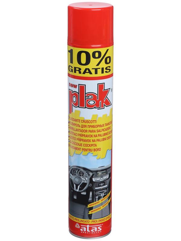 Полироль пластика Plak Клубника, аэрозоль, 750 мл