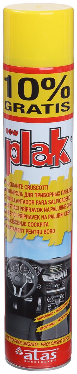 Полироль пластика Plak Лимон, аэрозоль, 750 мл