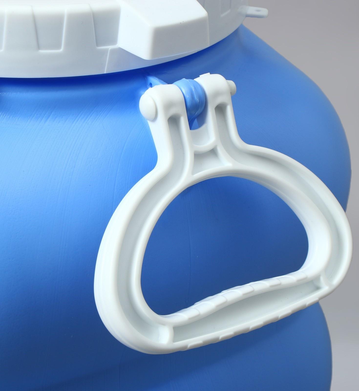 Фляга пищевая, 20 л, горловина 19 см, голубая