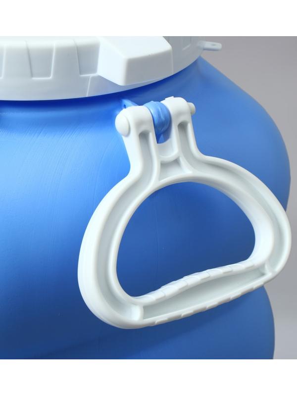 Фляга пищевая, 20 л, горловина 19 см, голубая