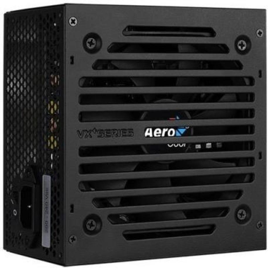 Блок питания Aerocool ATX 600W VX-600 PLUS (24+4+4pin) 120mm fan 3xSATA RTL