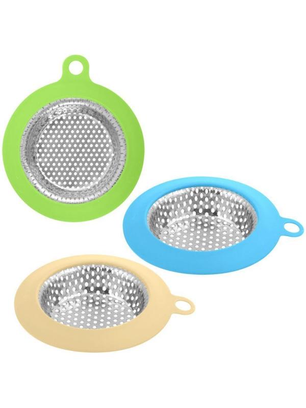 Ситечко в раковину, d=9 см, цвет МИКС