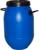 Бочка п/э 50л с винтовой крышкой синяя