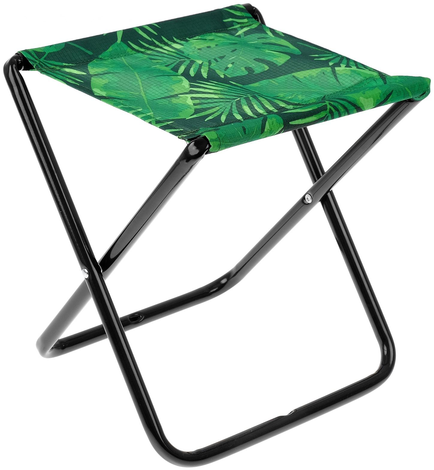 Стул складной ПС/2, 35 x 30 x 37 см, тропические листья