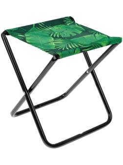 Стул складной ПС/2, 35 x 30 x 37 см, тропические листья