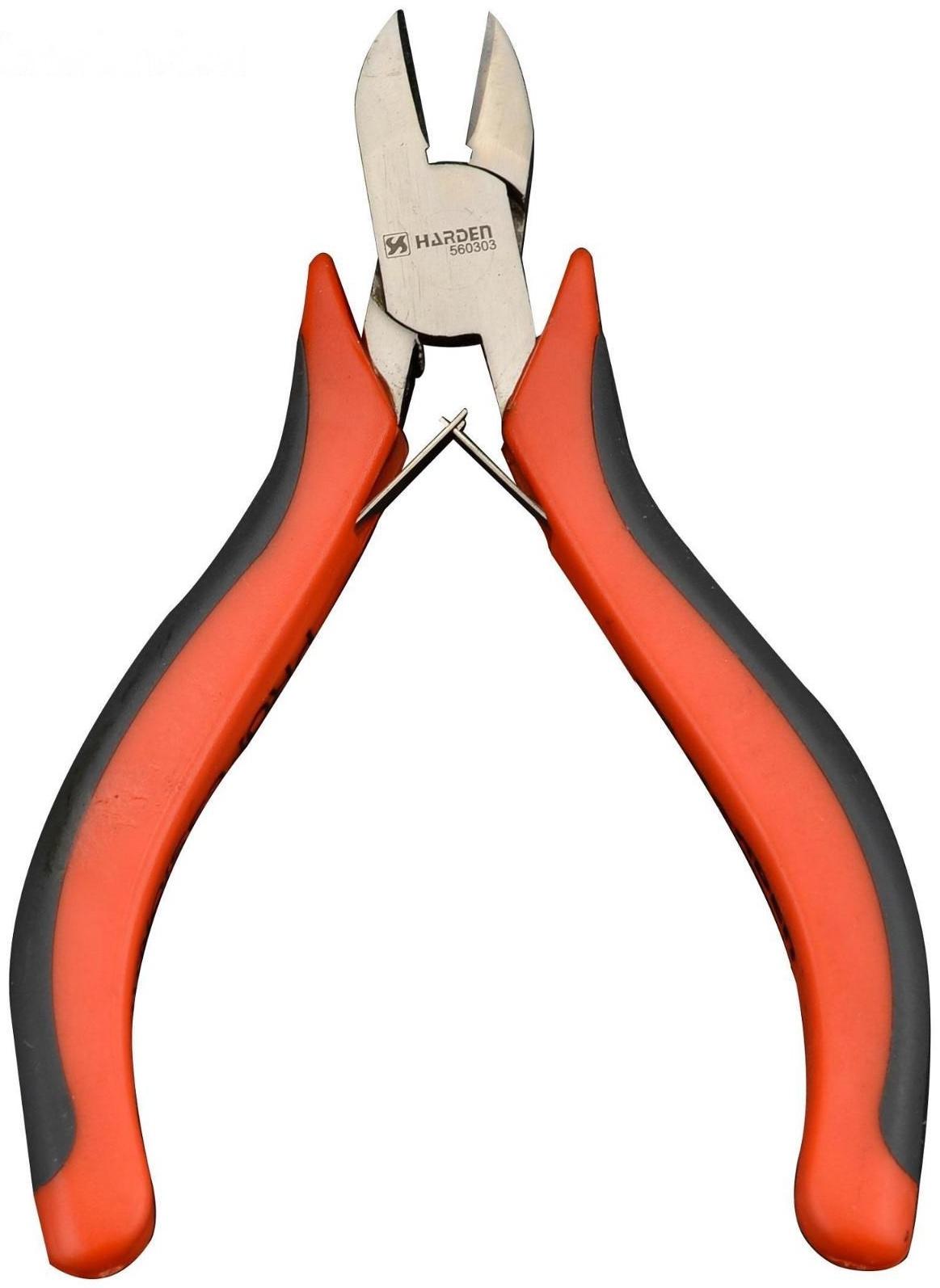 Бокорезы HARDEN 560303, для точных работ, 113 мм, CrV