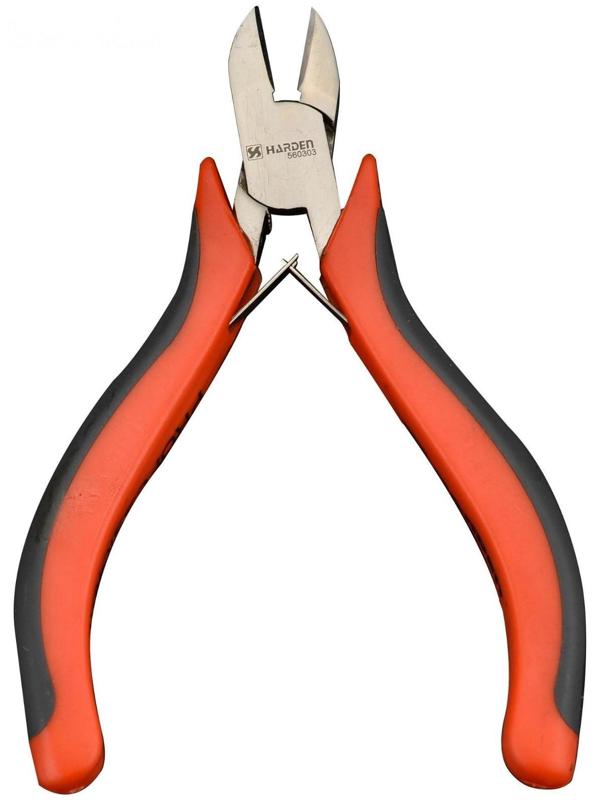 Бокорезы HARDEN 560303, для точных работ, 113 мм, CrV