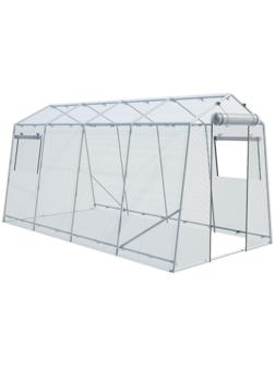 Чехол для теплицы, 4 × 2 × 3 м, спанбонд 150 г/м², «Олимпия»